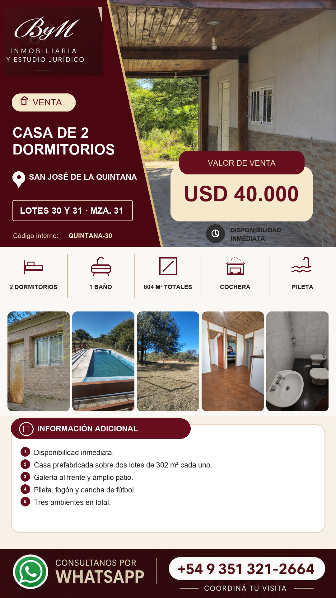 Casa en San José de la Quintana